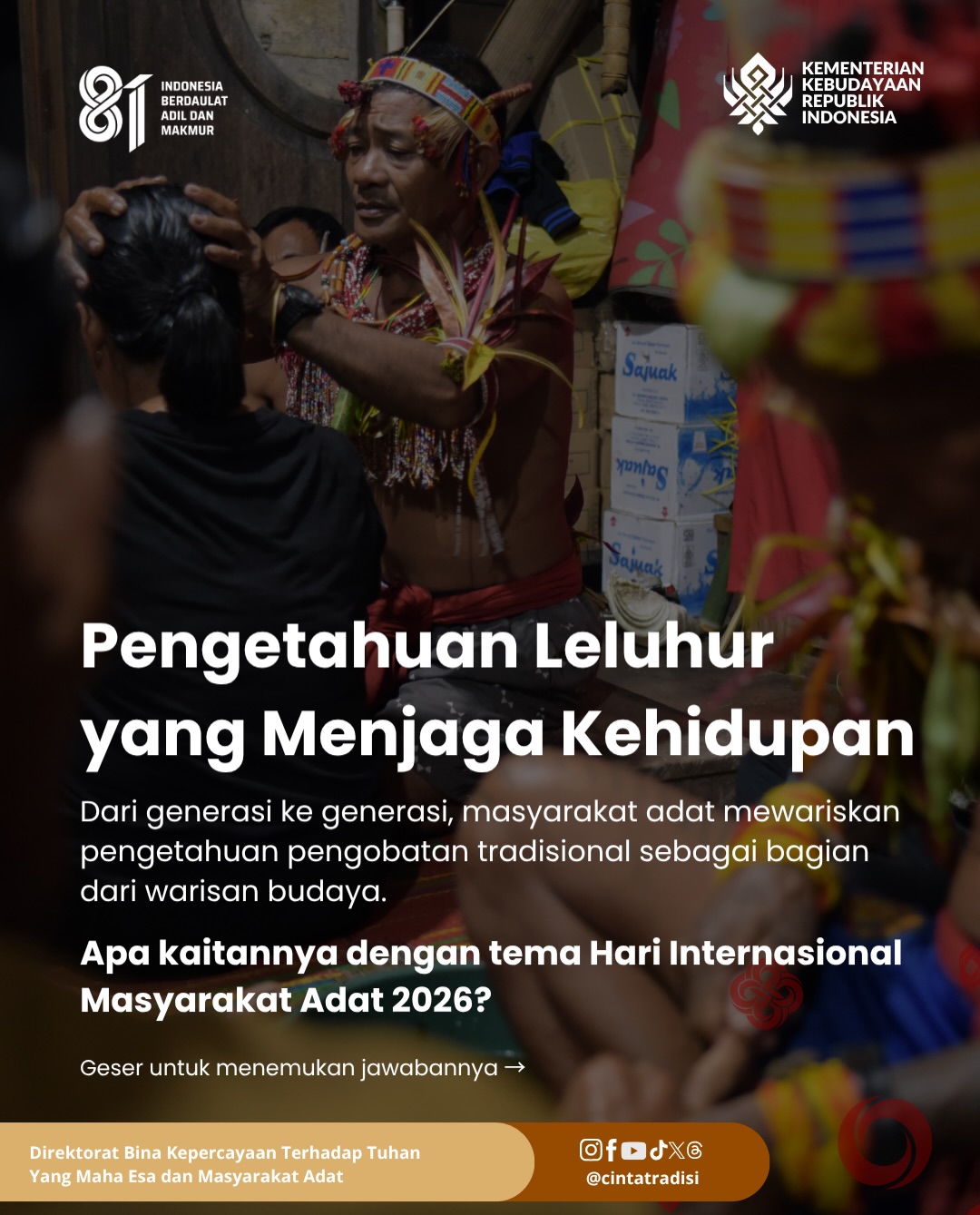 3 Hari Lagi Menuju Hari Internasional Masyarakat Adat 2026